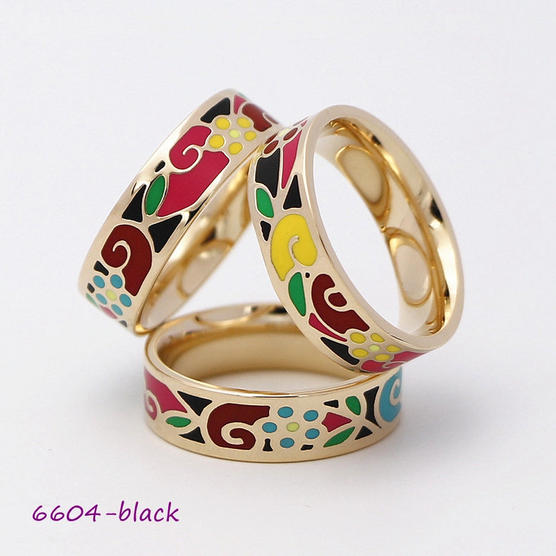 Color Enamel Scarf Buckles - Awulook