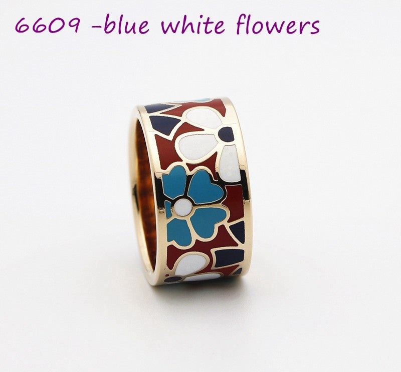 Color Enamel Scarf Rings, 30 colors+