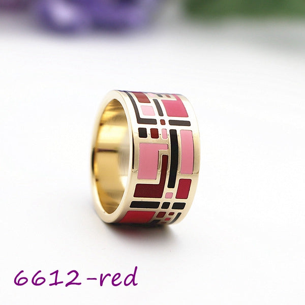 Color Enamel Scarf Rings, 30 colors+