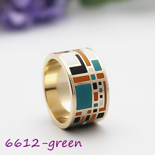 Color Enamel Scarf Rings, 30 colors+