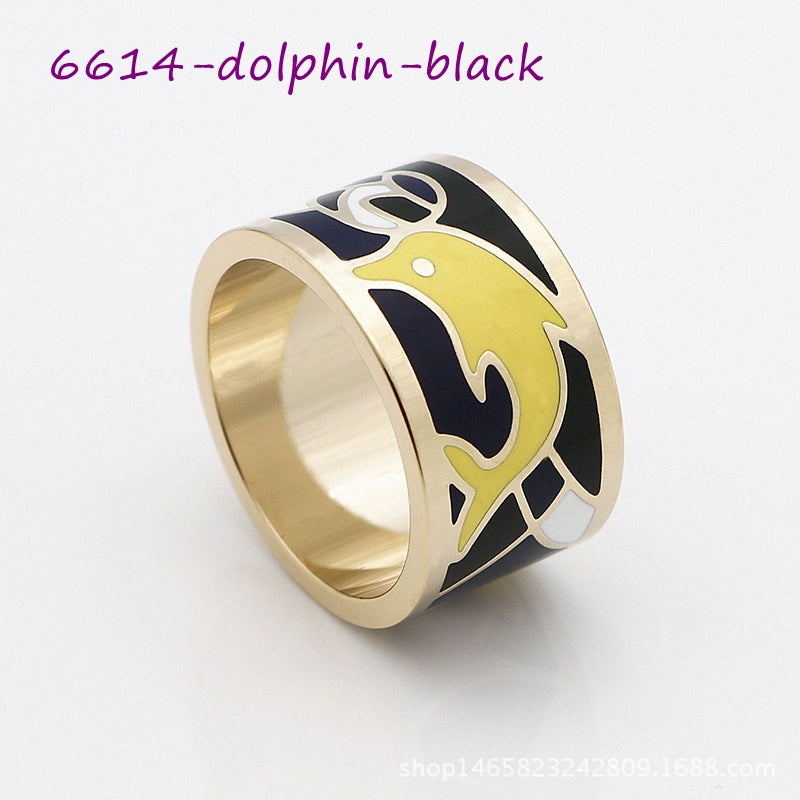 Color Enamel Scarf Rings, 30 colors+