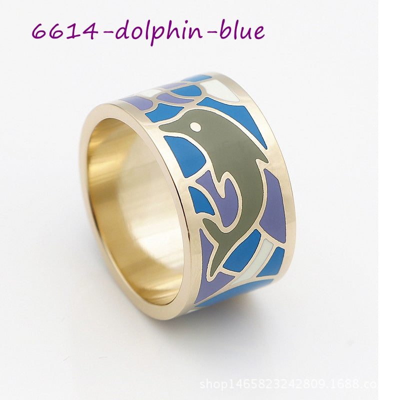 Color Enamel Scarf Rings, 30 colors+