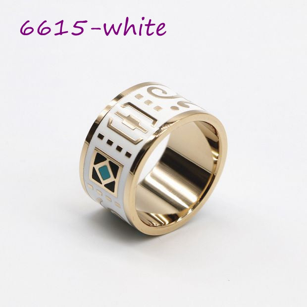 Color Enamel Scarf Rings, 30 colors+