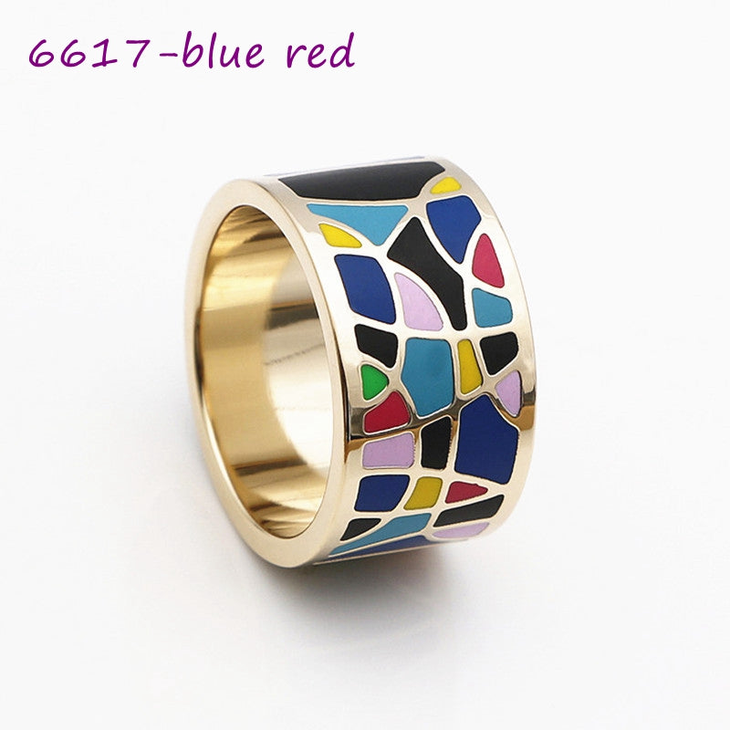 Color Enamel Scarf Rings, 30 colors+