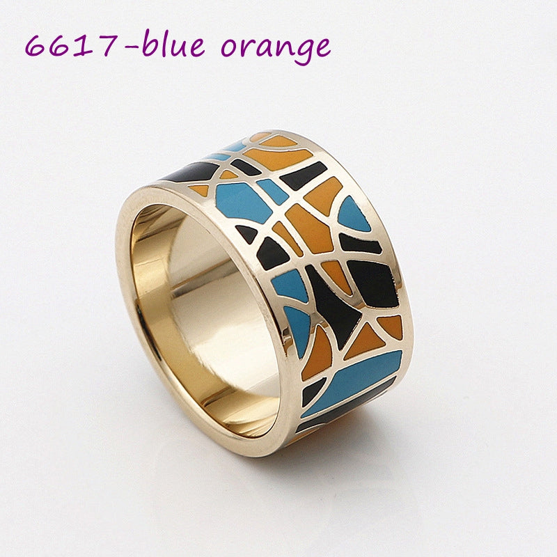 Color Enamel Scarf Rings, 30 colors+