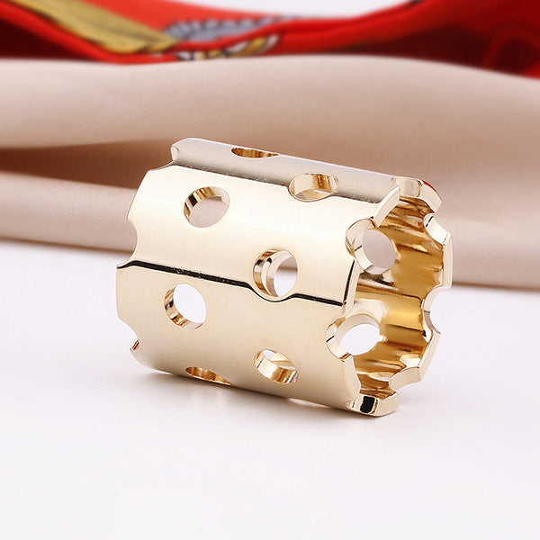 Genuine 18K Gold Plated Scarf Rings
