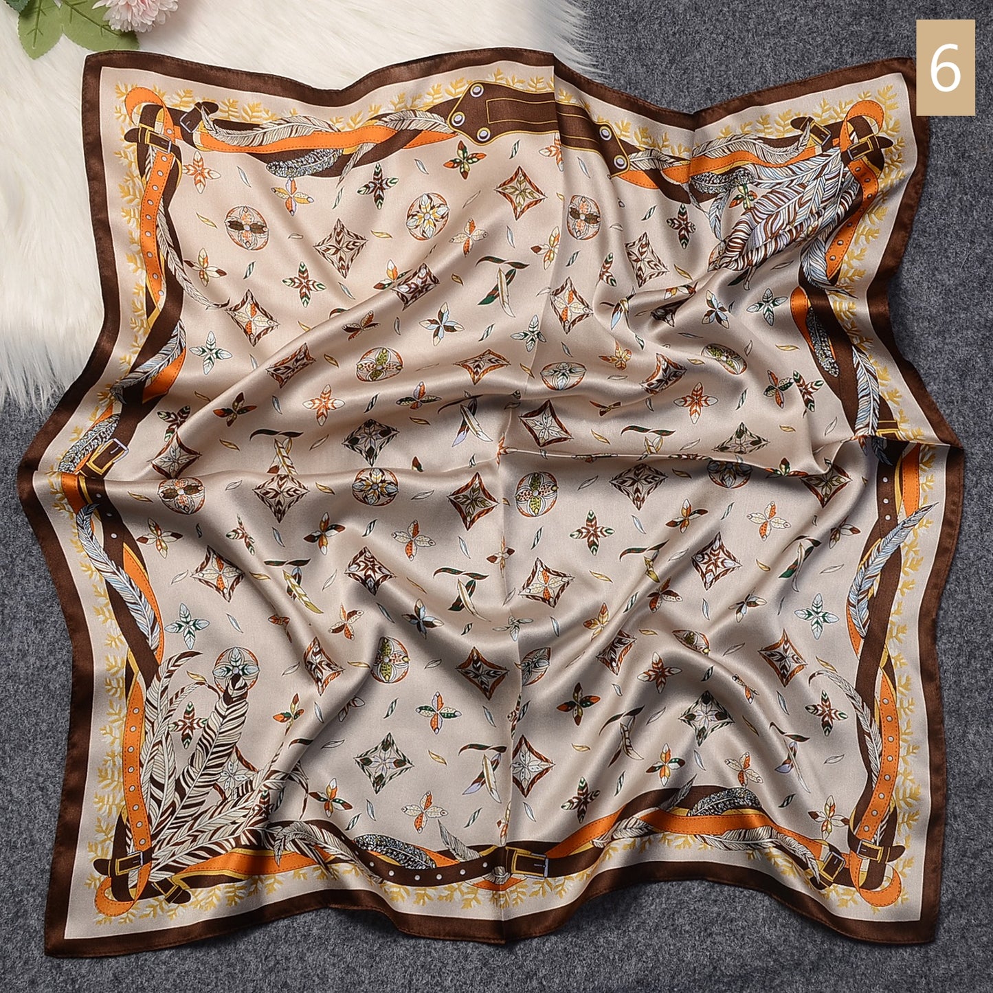 70cm Square Silk Scarves