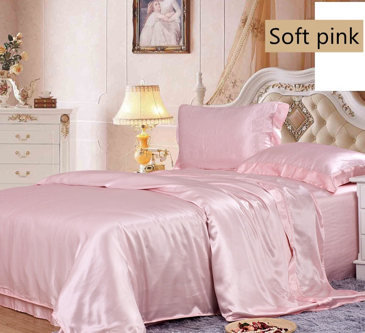 19Momme Seamless Luxury Silk Bedding Set4 - Awulook