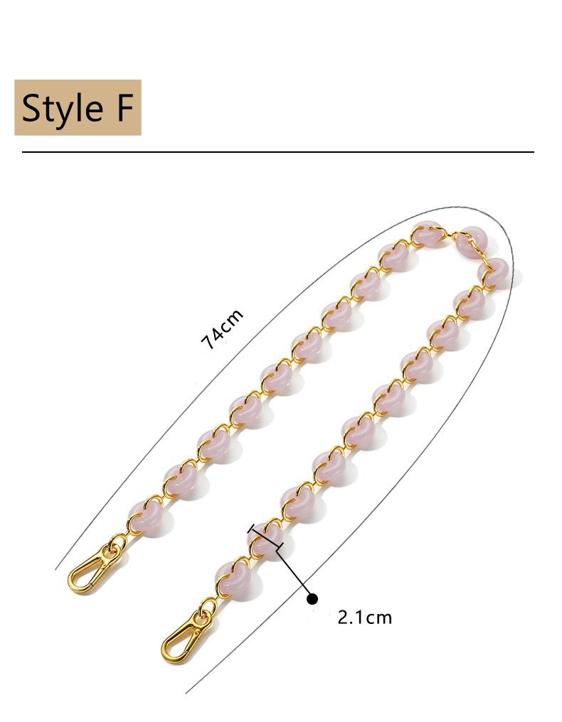 Acrylic Chain, Handle/Shoulder Strap for Evelyne