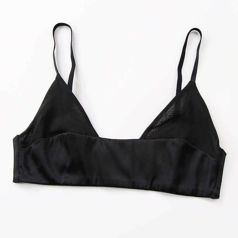 Soutien-gorge en mousseline de soie d'été, sans coussinet