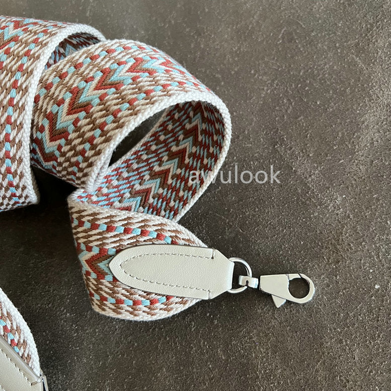 Customized 5cm/2" Canvas Strap for kelly/evelyne- V red