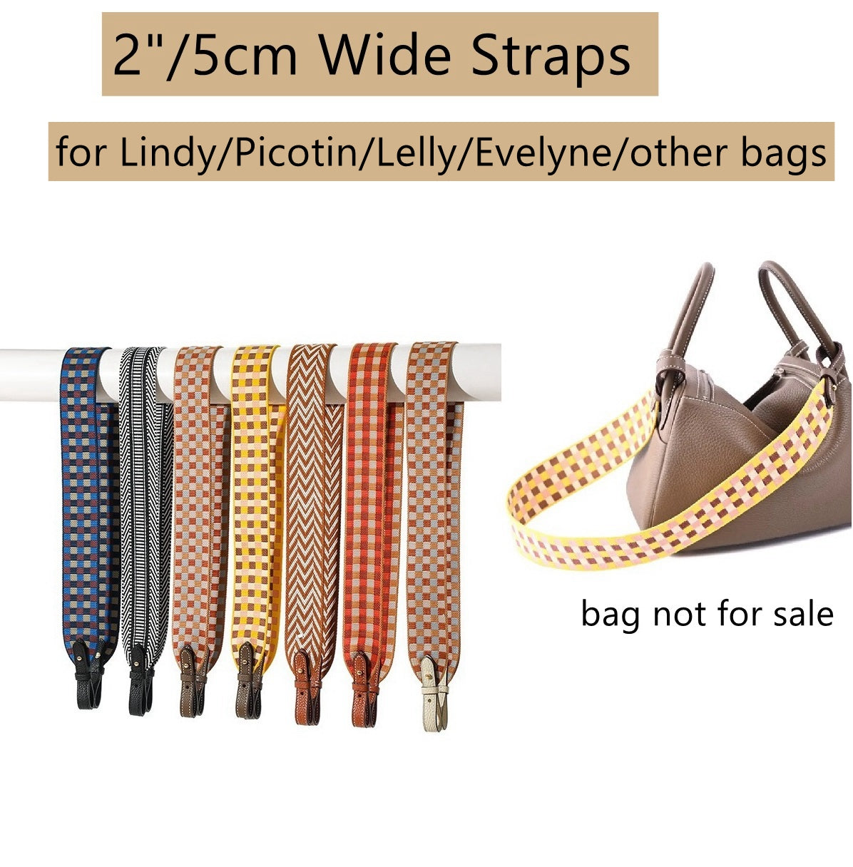 5cm/2" Widen Bag Strap for lindy/garden