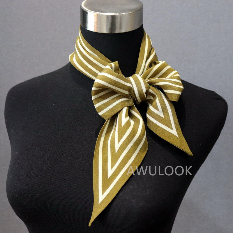 Silk CDC Scarf，120cm× 10cm