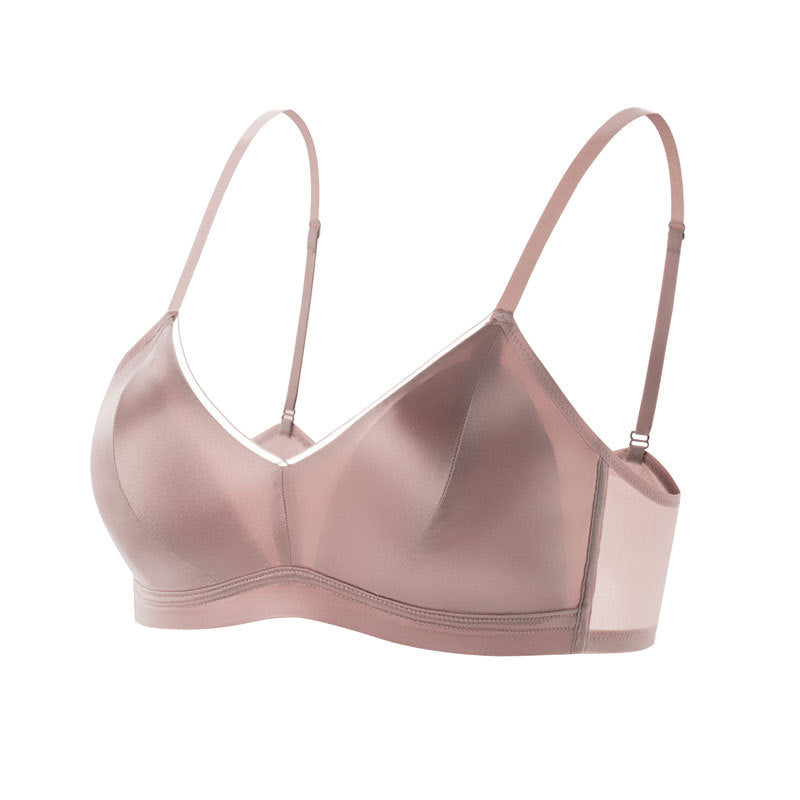 Soutien-gorge en soie femme, charmeuse en soie stretch 19momme