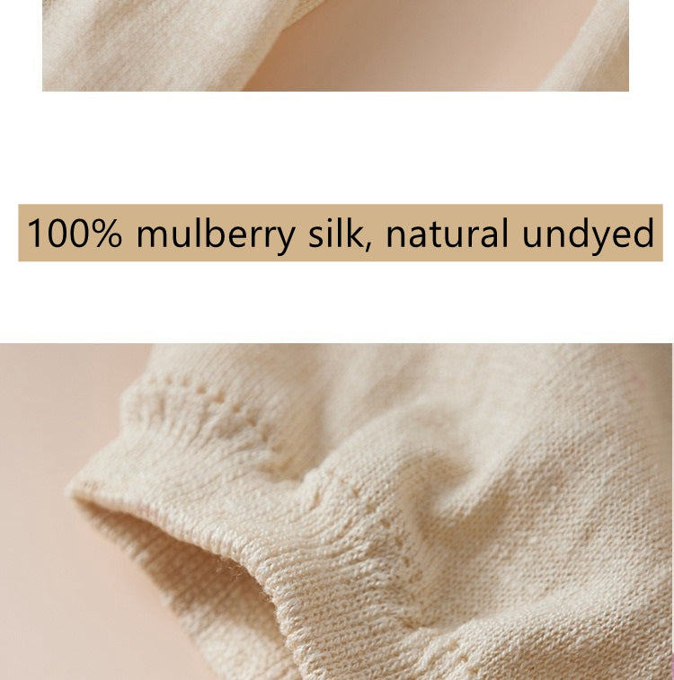 100% Mulberry Silk Arm Sleeves