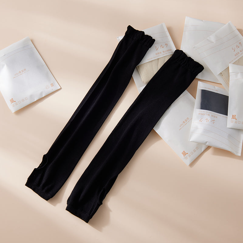 100% Mulberry Silk Arm Sleeves