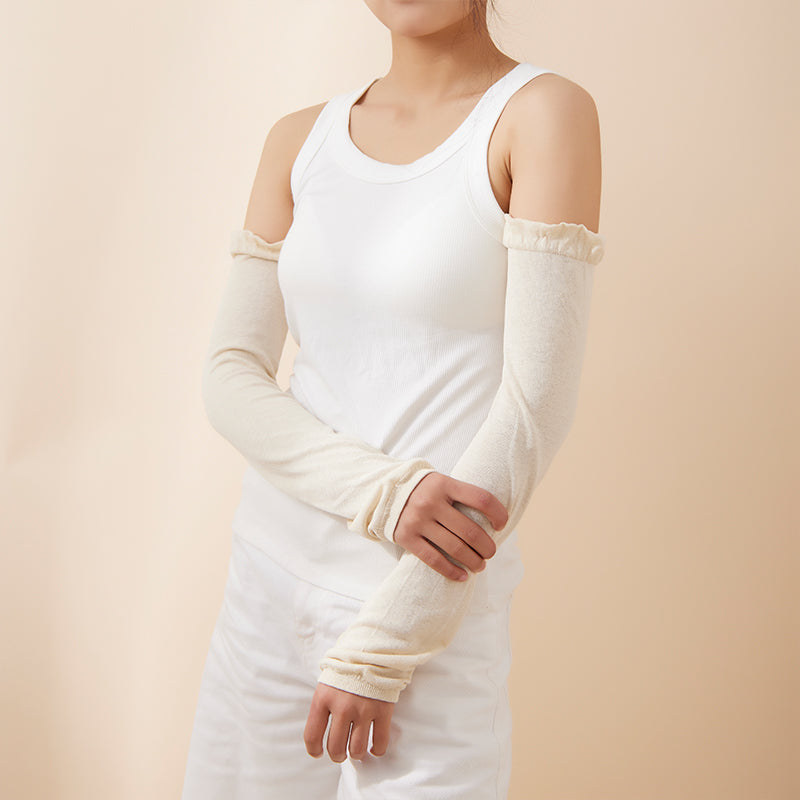 100% Mulberry Silk Arm Sleeves