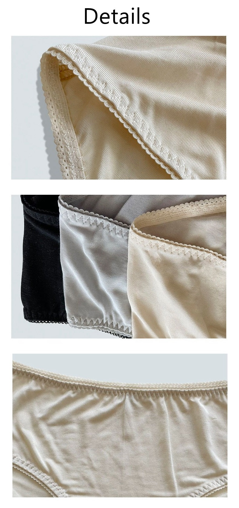 Skin-Friendly Women Silk Panties