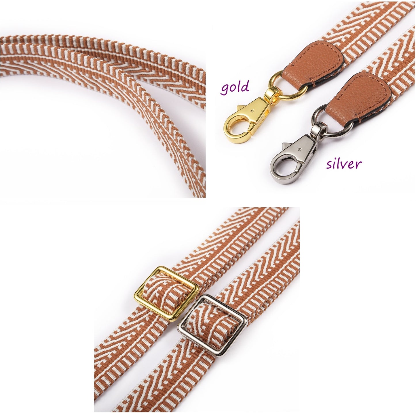 Adjustable 1"/25mm Sangle bag strap, 31 patterns