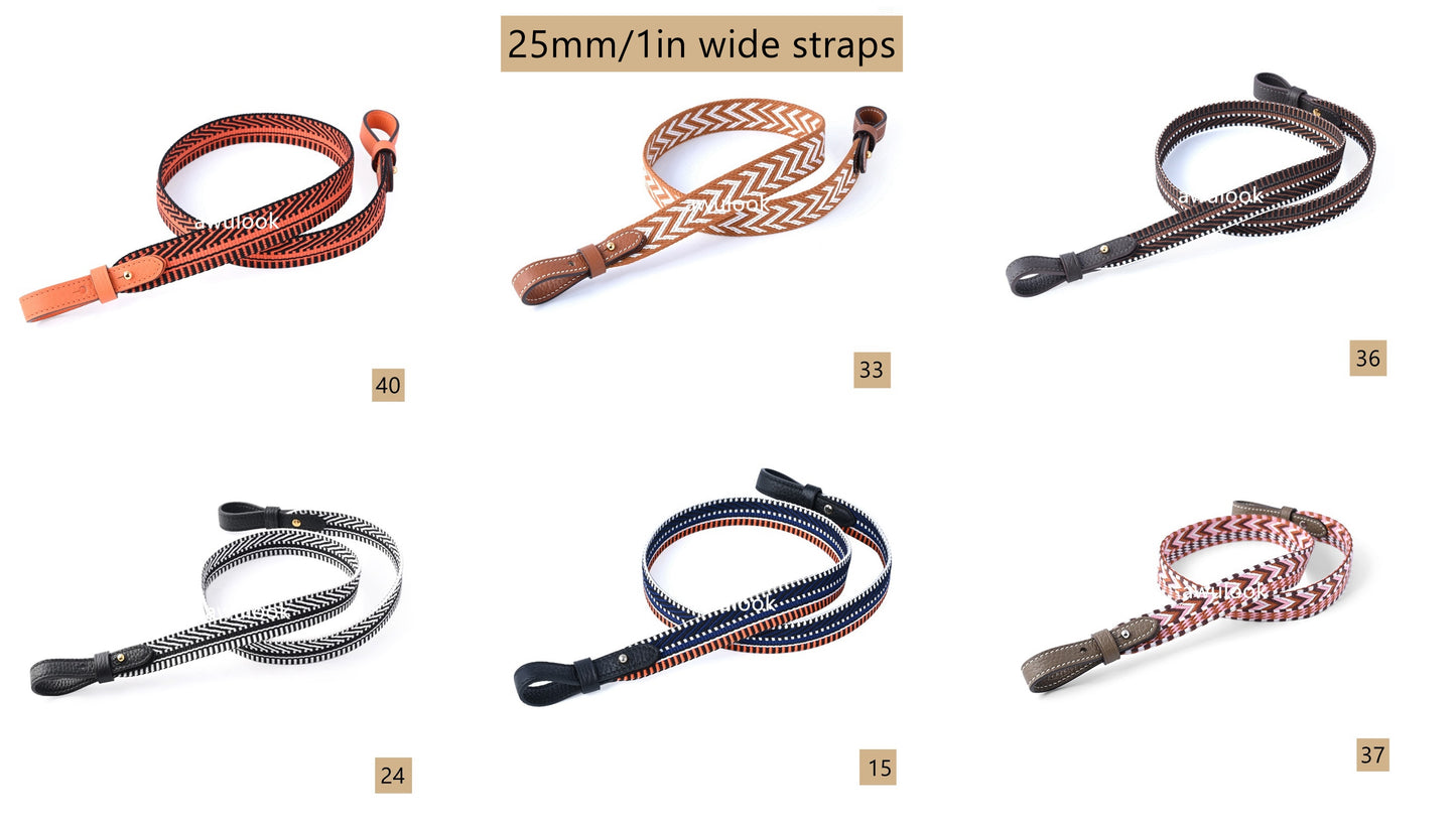 Customized 5cm/2" Widen Canvas Bag Strap for lindy/evelyne/kelly/picotin
