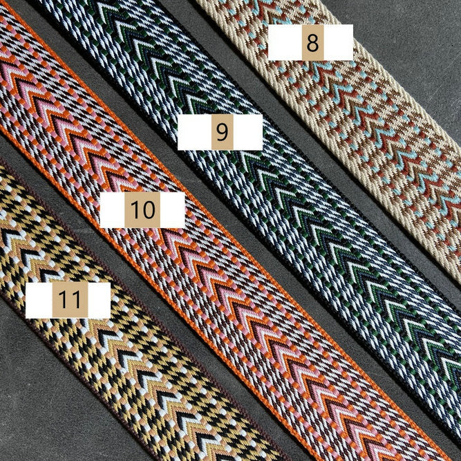 Customized 50mm Sangle Zigzag Strap for kelly/evelyne