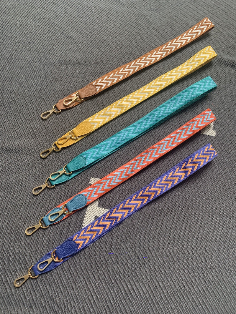 Customized 1"/25mm Sangle Zigzag bag strap - Awulook