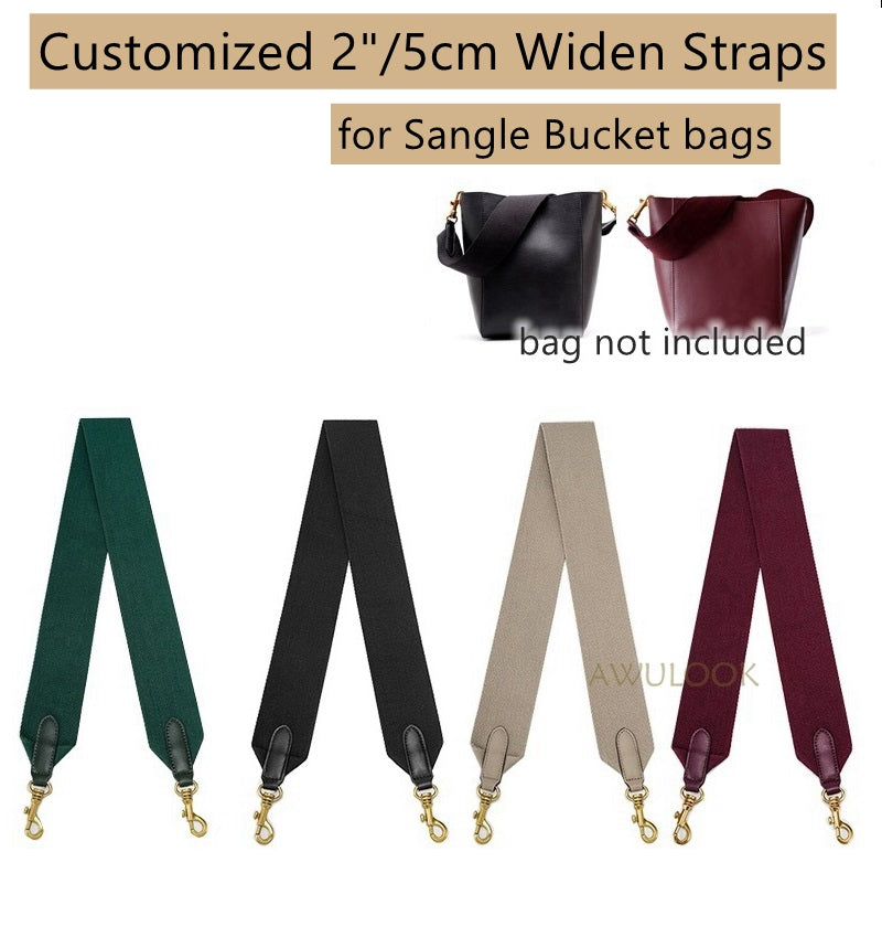 2"/50mm Canvas bag strap for Sangle Bucket Bag