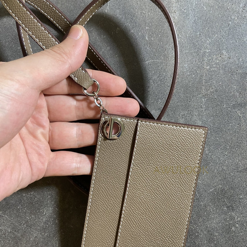 Epsom Leather Strap+Conversion Kit for Kelly wallet - Awulook