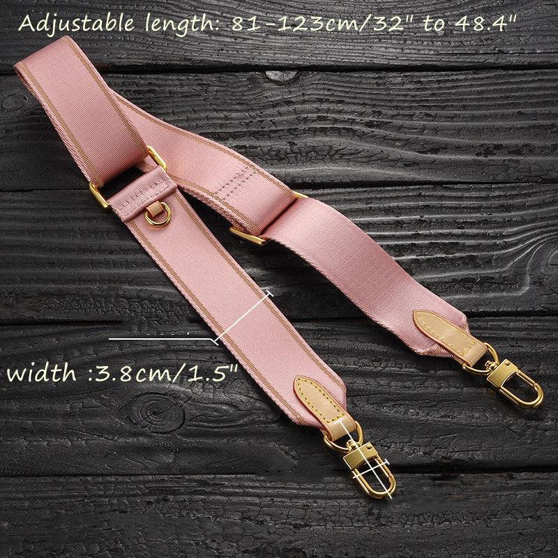 Adjustable 3.8cm/1.5" bag strap with purse buckle