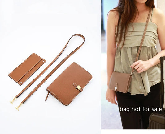 Togo Leather Strap+Conversion Kit for Dogon long wallet