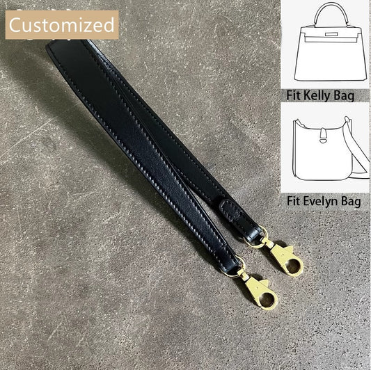 Customized Leather Shoulder Strap for Kelly/Evelyne/LV/Celine bags