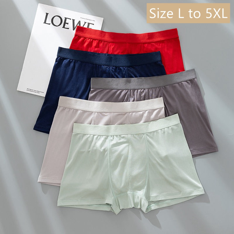 Herren-Boxershorts aus 100 % gestrickter Seide