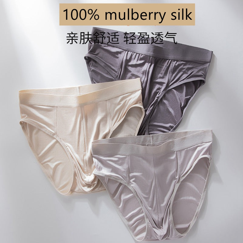 Herren-Slip aus 100 % Seidenstrick