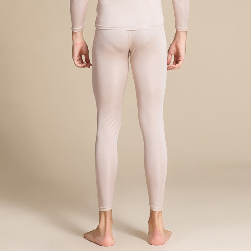 Men 100% Silk Leggings/Tight/Thermal Underwear