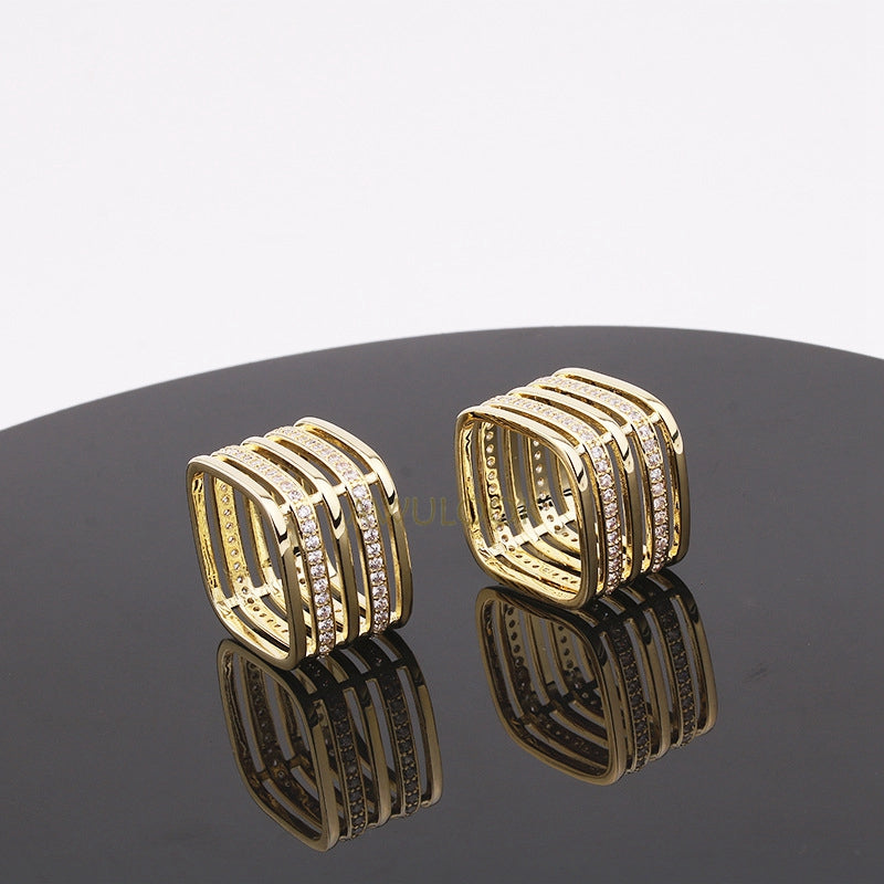 Genuine 18K Gold Plated Scarf Rings