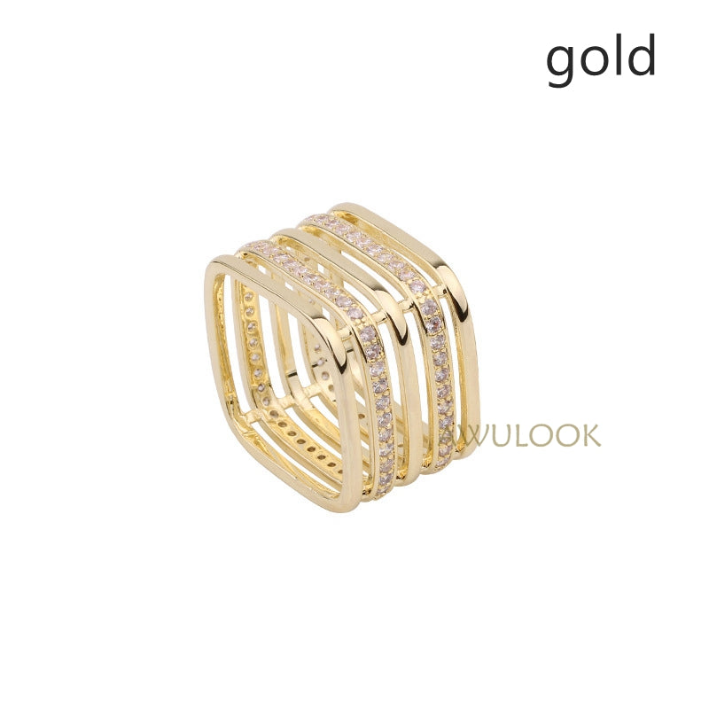 Genuine 18K Gold Plated Scarf Rings