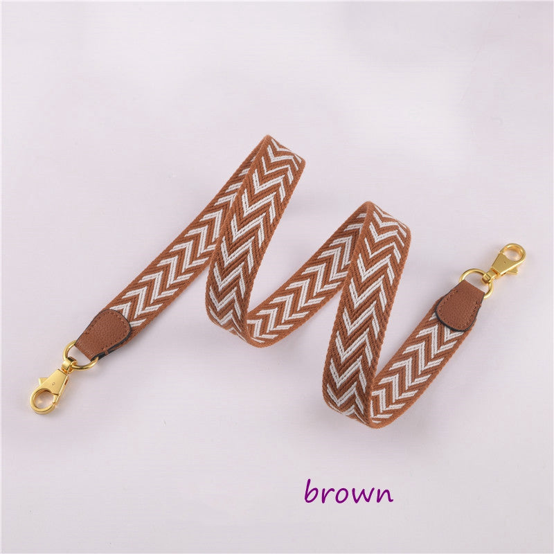 Customized 1"/25mm Sangle Zigzag bag strap - Awulook