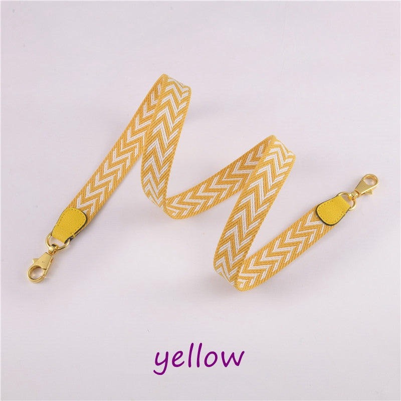 Customized 1"/25mm Sangle Zigzag bag strap - Awulook