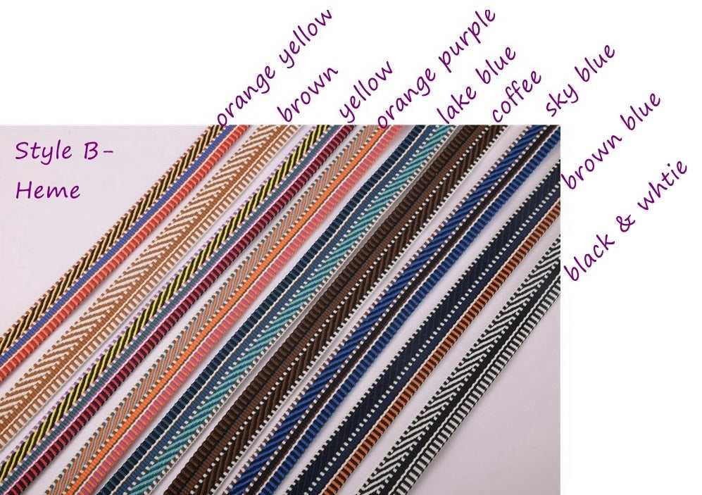 Adjustable 1"/25mm Sangle bag strap, 31 patterns