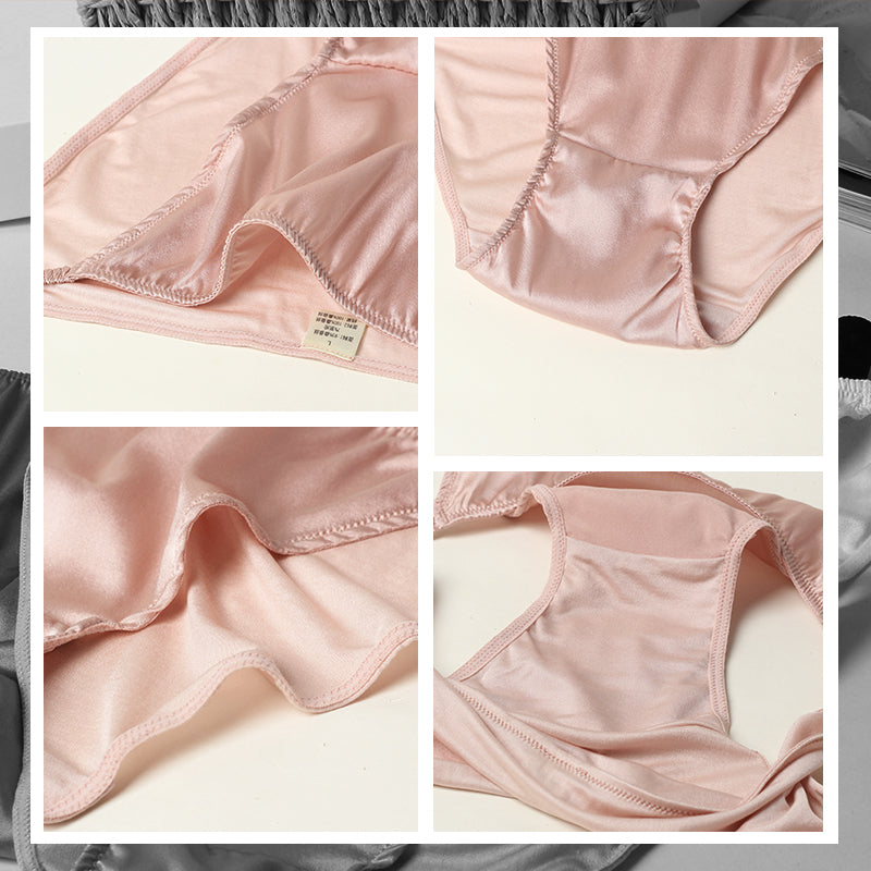 Women 100% Silk Bikini Underwear