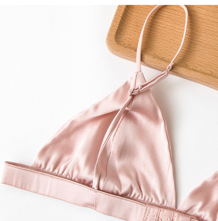 Soutien-gorge en soie de style français