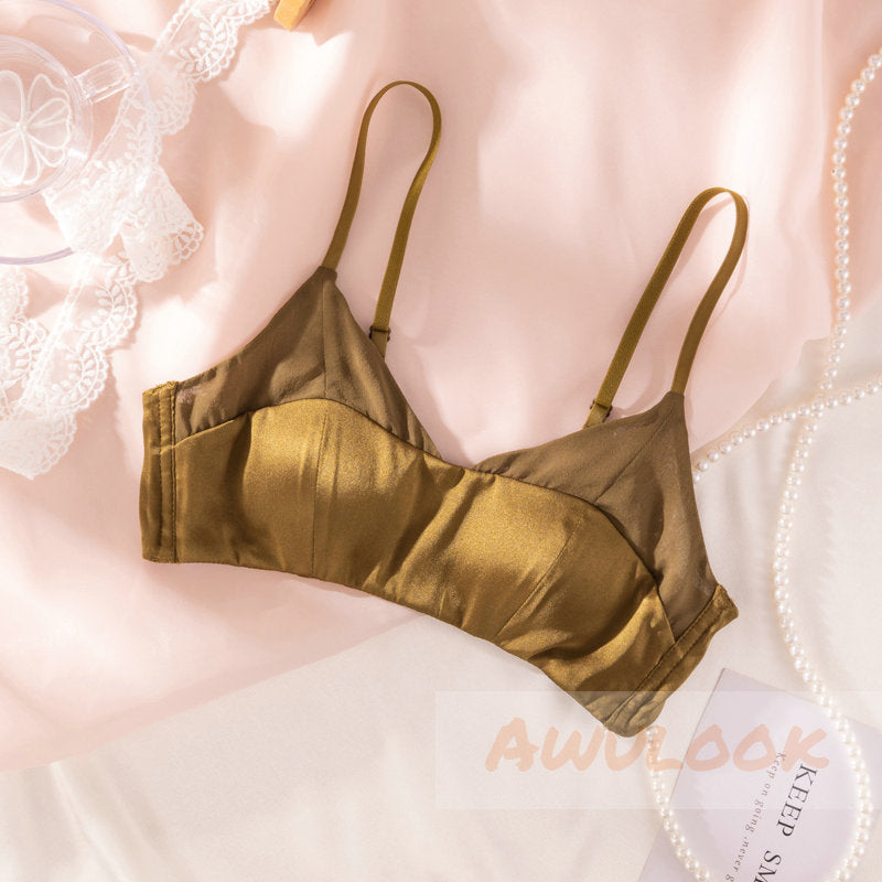 Soutien-gorge en georgette de soie d'été