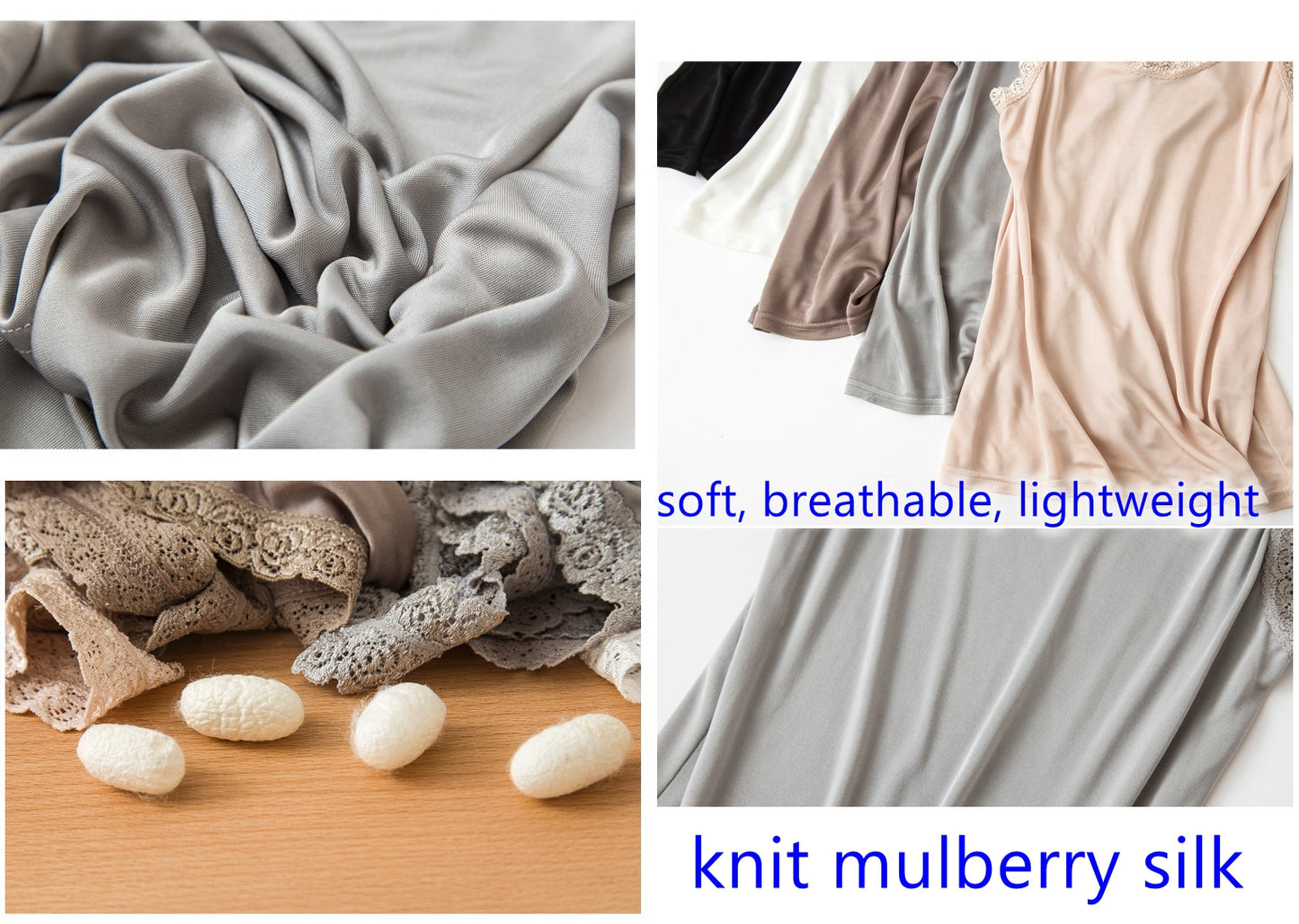 Women Knit Silk Camisole/Vest/Top