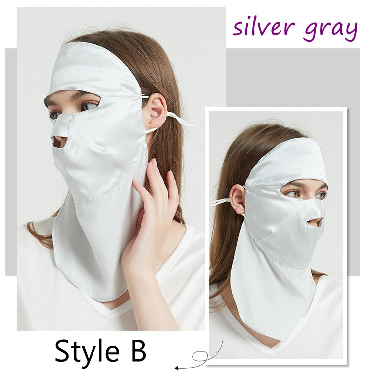 UV Protection Silk Face Mask & Neck Gaiter - Awulook