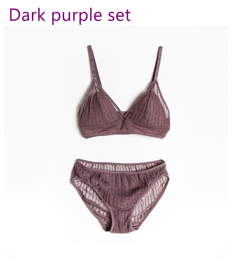 Women Silk Lace bra/pantie/set