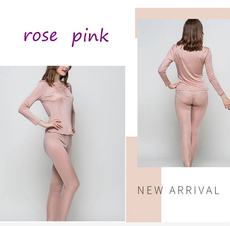 Women 100% Silk Thermal underwear/Leggings - Awulook