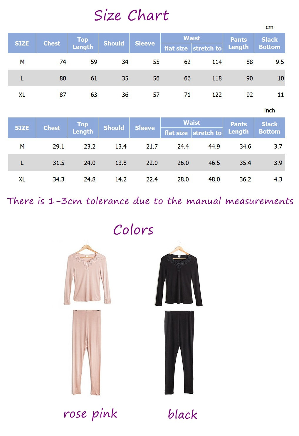 Women 100% Silk Thermal underwear/Leggings - Awulook