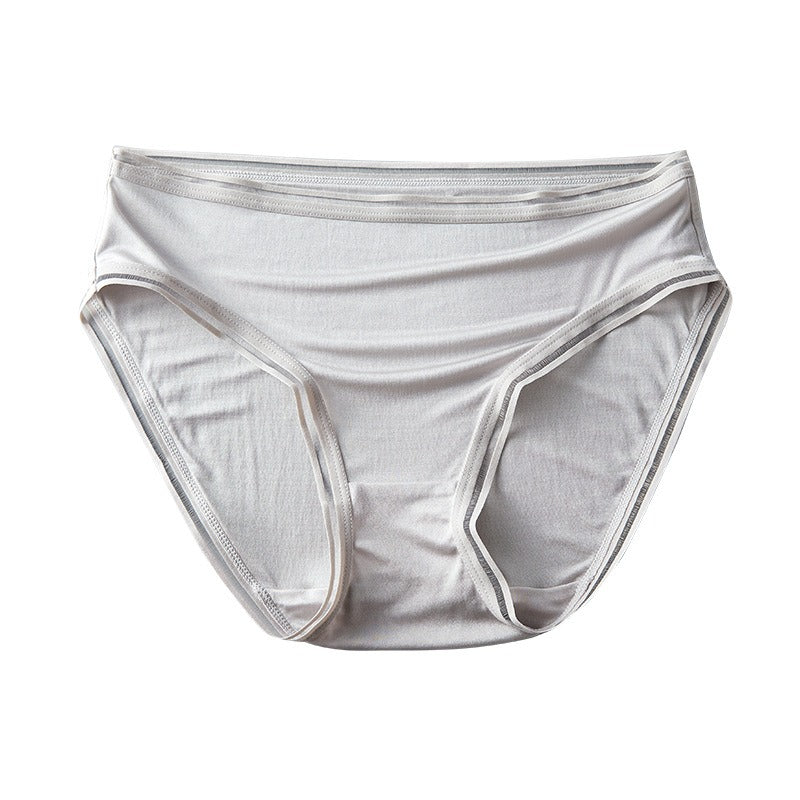 Culotte en soie tricotée pour femme, taille moyenne