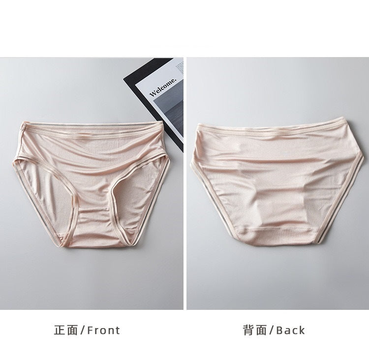 Culotte en soie tricotée pour femme, taille moyenne