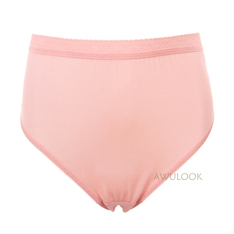 Pantie en soie pour femmes, coupe ample, taille haute